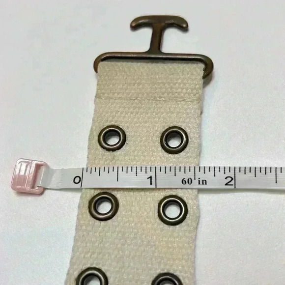 Belt Y2K Unisex Canvas Waist Adjustable 2000s Millennial Jeans  Fit Pants 1999 - Picture 5 of 7